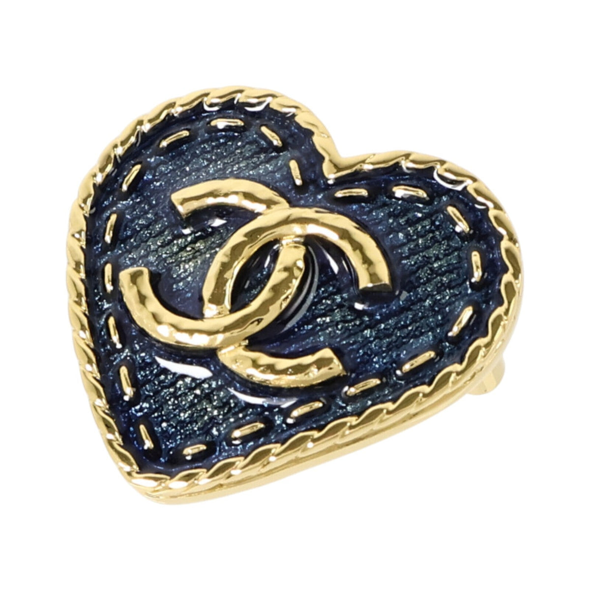 Chanel CC Brooch · Enamel · GHW
