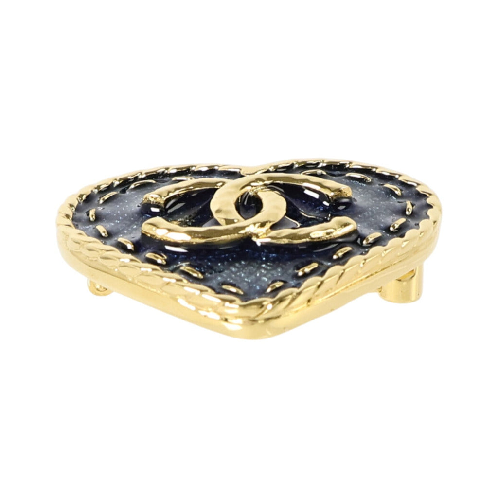 Chanel CC Brooch · Enamel · GHW