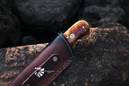 Custom /Titan Spade/ Damasucs Steel Hunting Knife (SPADE)