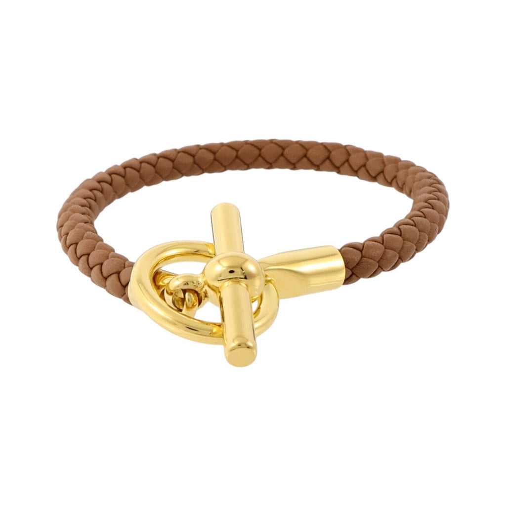 Hermès Glenan H · Calfskin Bracelet