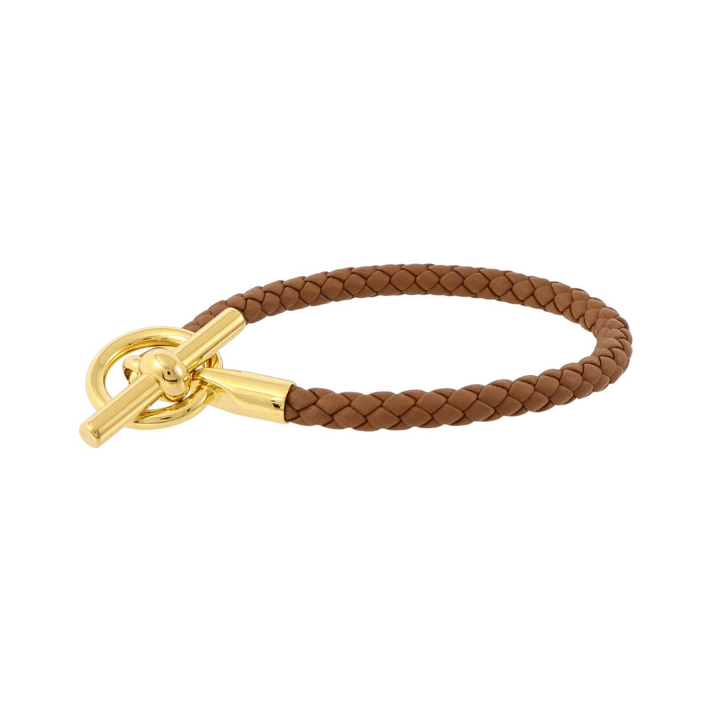 Hermès Glenan H · Calfskin Bracelet