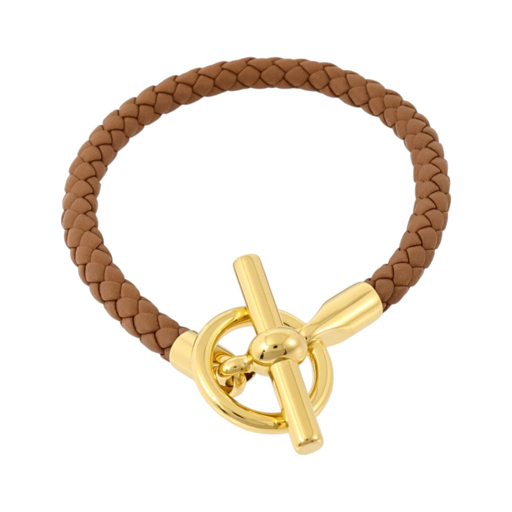 Hermès Glenan H · Calfskin Bracelet