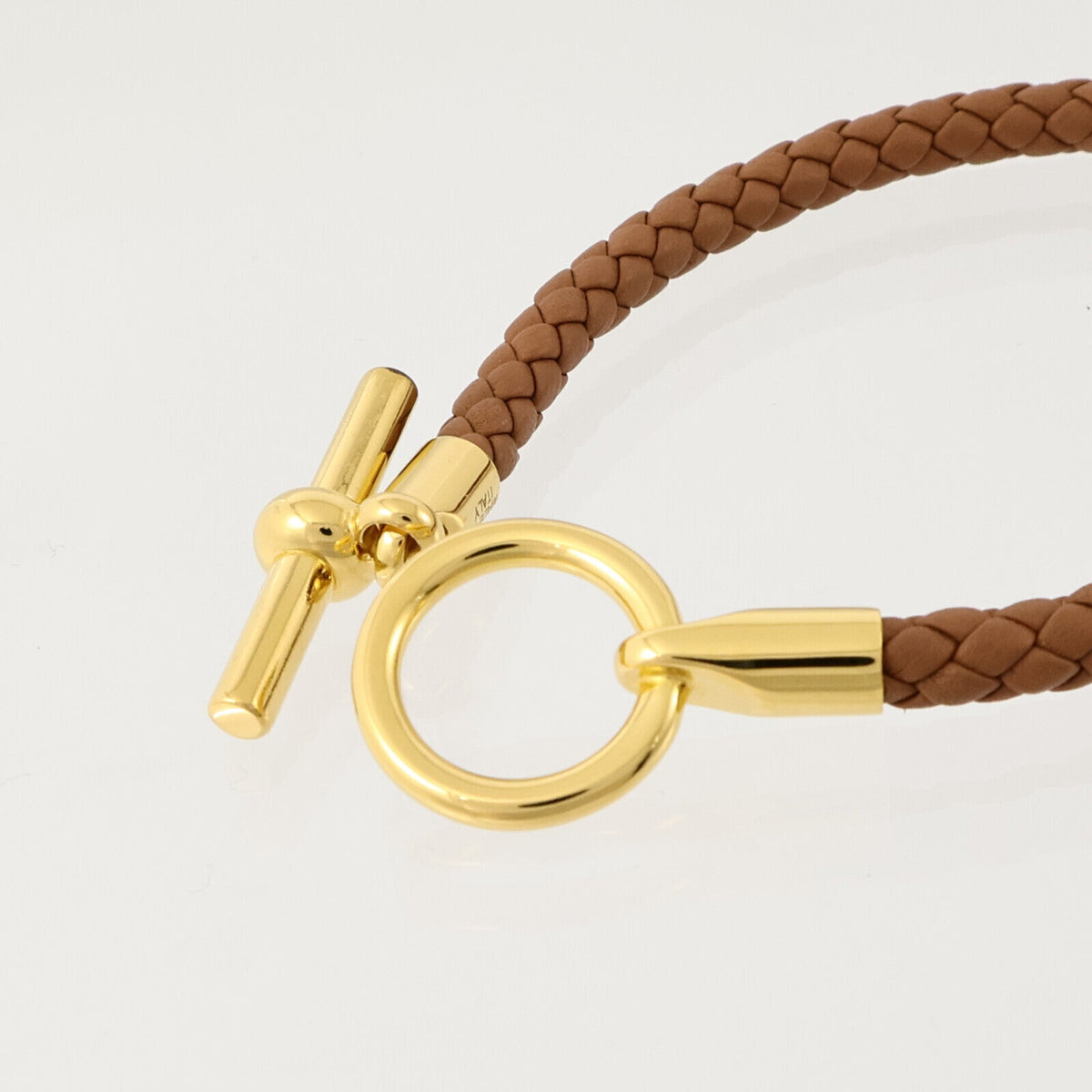 Hermès Glenan H · Calfskin Bracelet