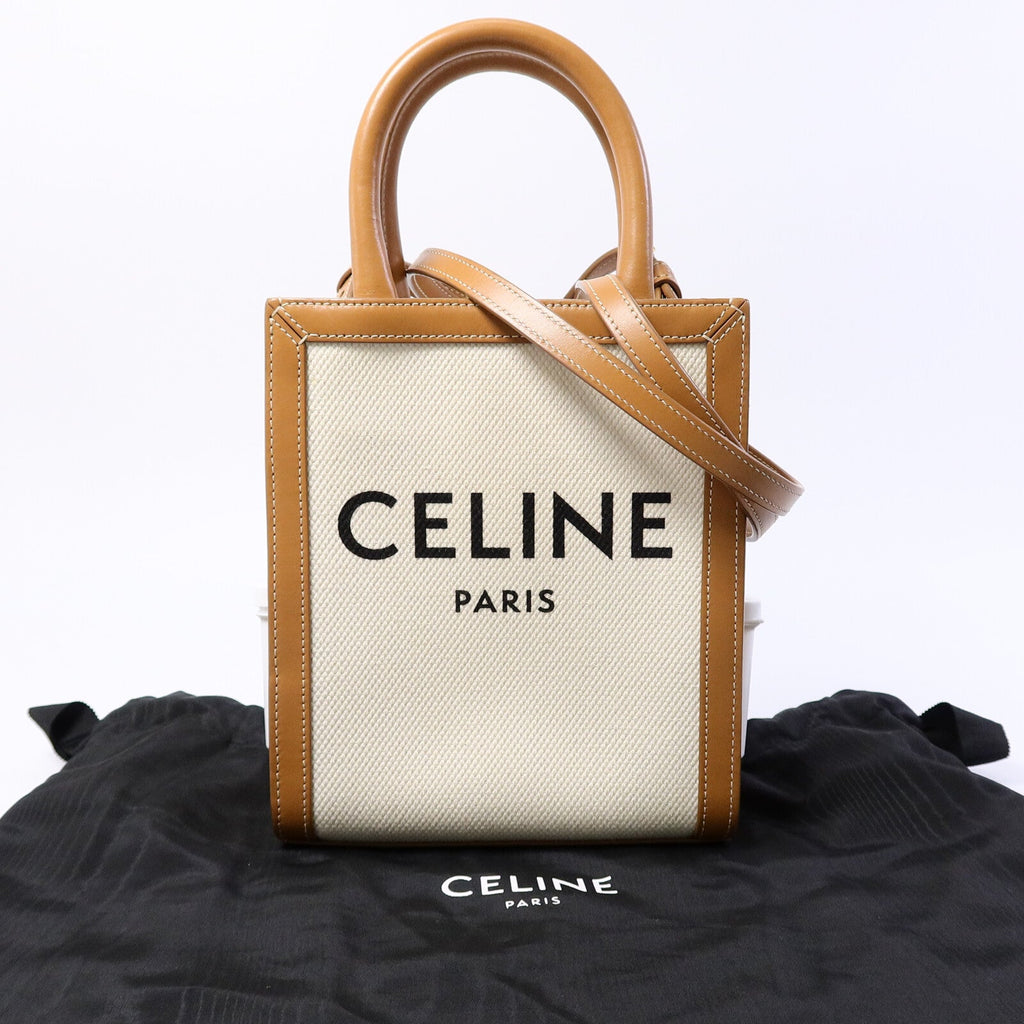 Celine Mini Vertical Cabas · Canvas