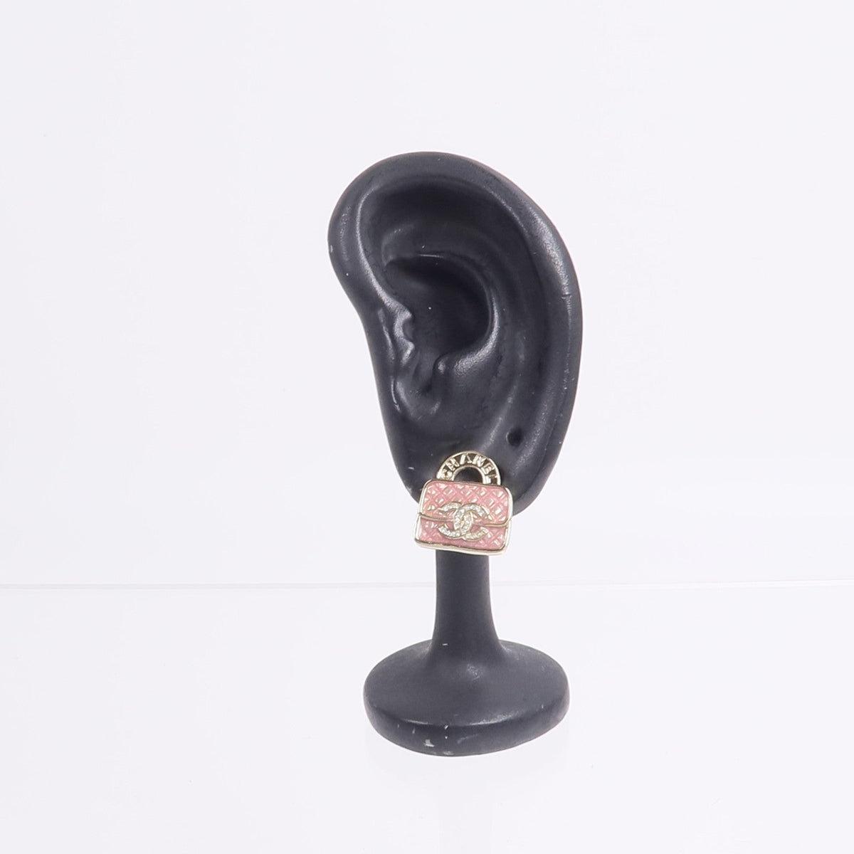 Chanel CC Pearly Handbag Earrings