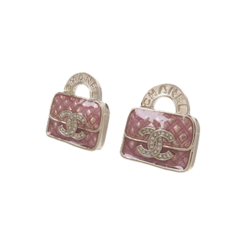 Chanel CC Pearly Handbag Earrings