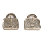 Chanel CC Pearly Handbag Earrings