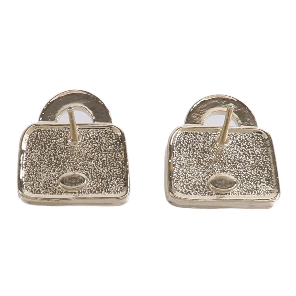 Chanel CC Pearly Handbag Earrings