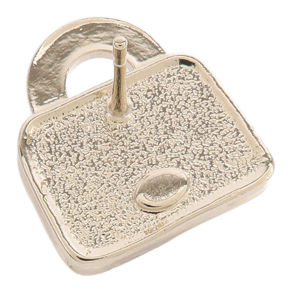 Chanel CC Pearly Handbag Earrings