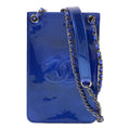 Chanel Phone Holder · Metallic Patent