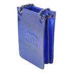 Chanel Phone Holder · Metallic Patent