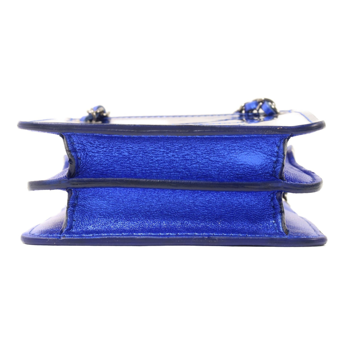 Chanel Phone Holder · Metallic Patent