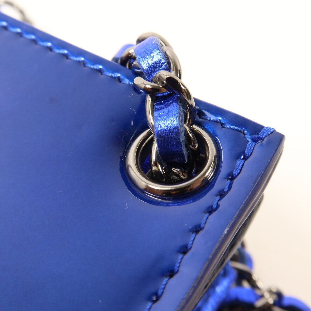 Chanel Phone Holder · Metallic Patent