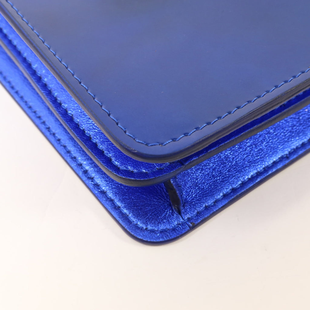 Chanel Phone Holder · Metallic Patent
