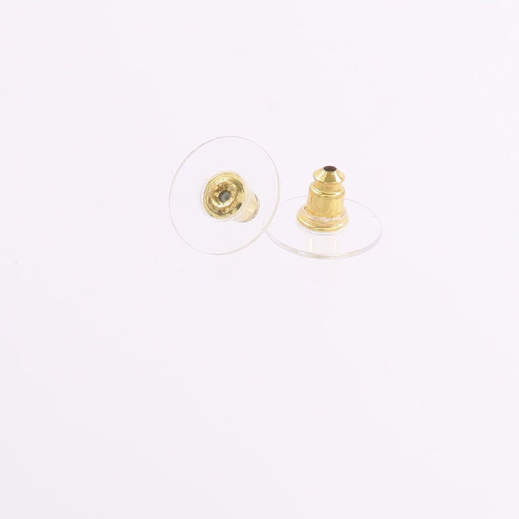 Chanel CC Earrings · Rose Gold Tone