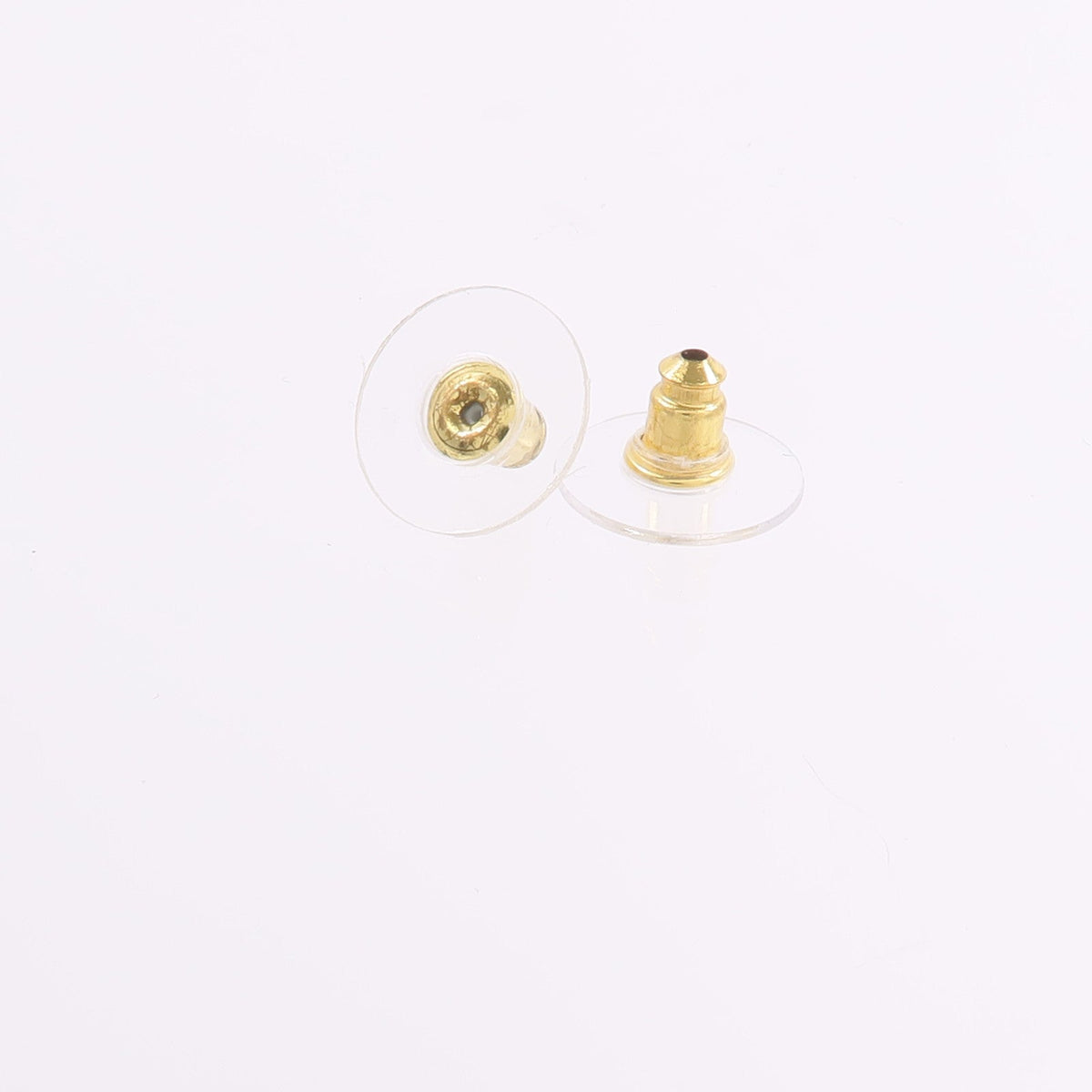 Chanel CC Earrings · Rose Gold Tone