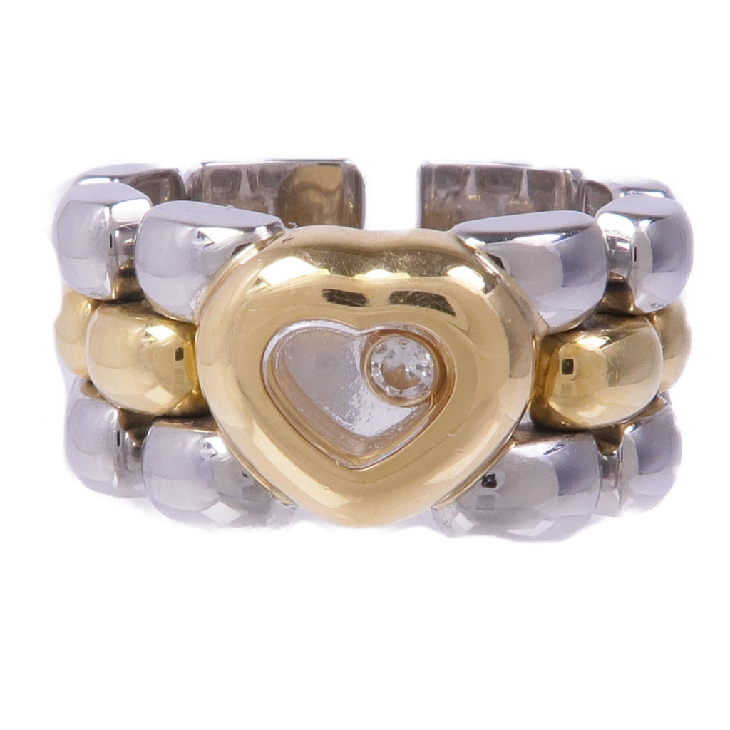 Chopard Happy Diamond Ring · 18K Yellow Gold