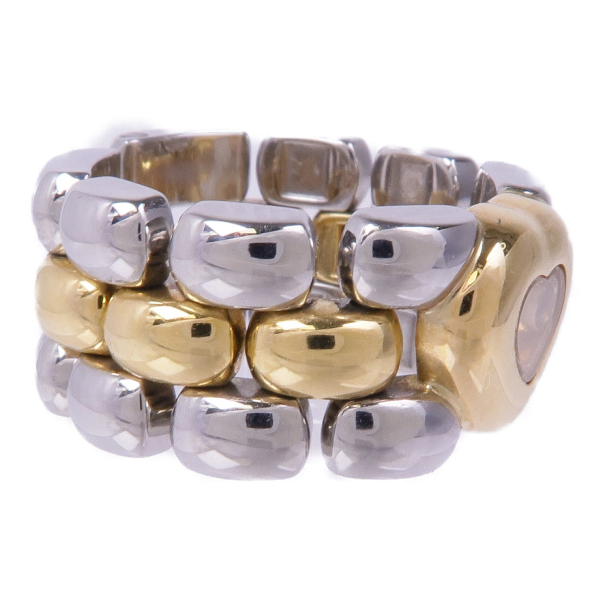 Chopard Happy Diamond Ring · 18K Yellow Gold