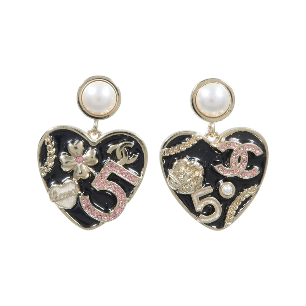 CHANEL CC Earrings · Metal