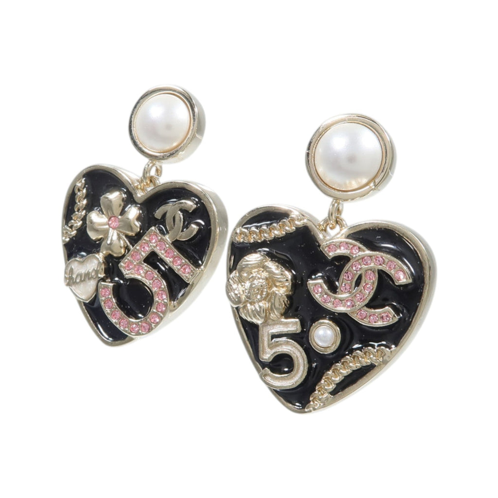 CHANEL CC Earrings · Metal