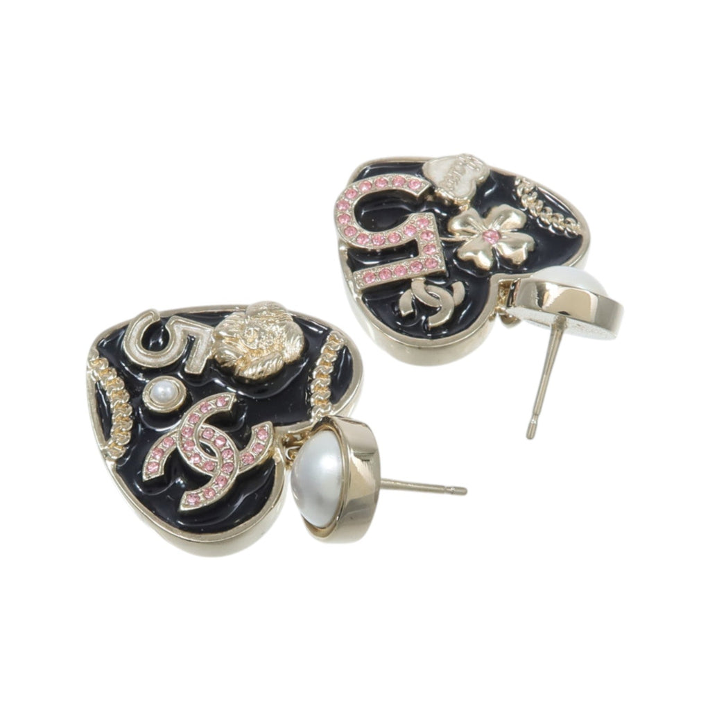 CHANEL CC Earrings · Metal