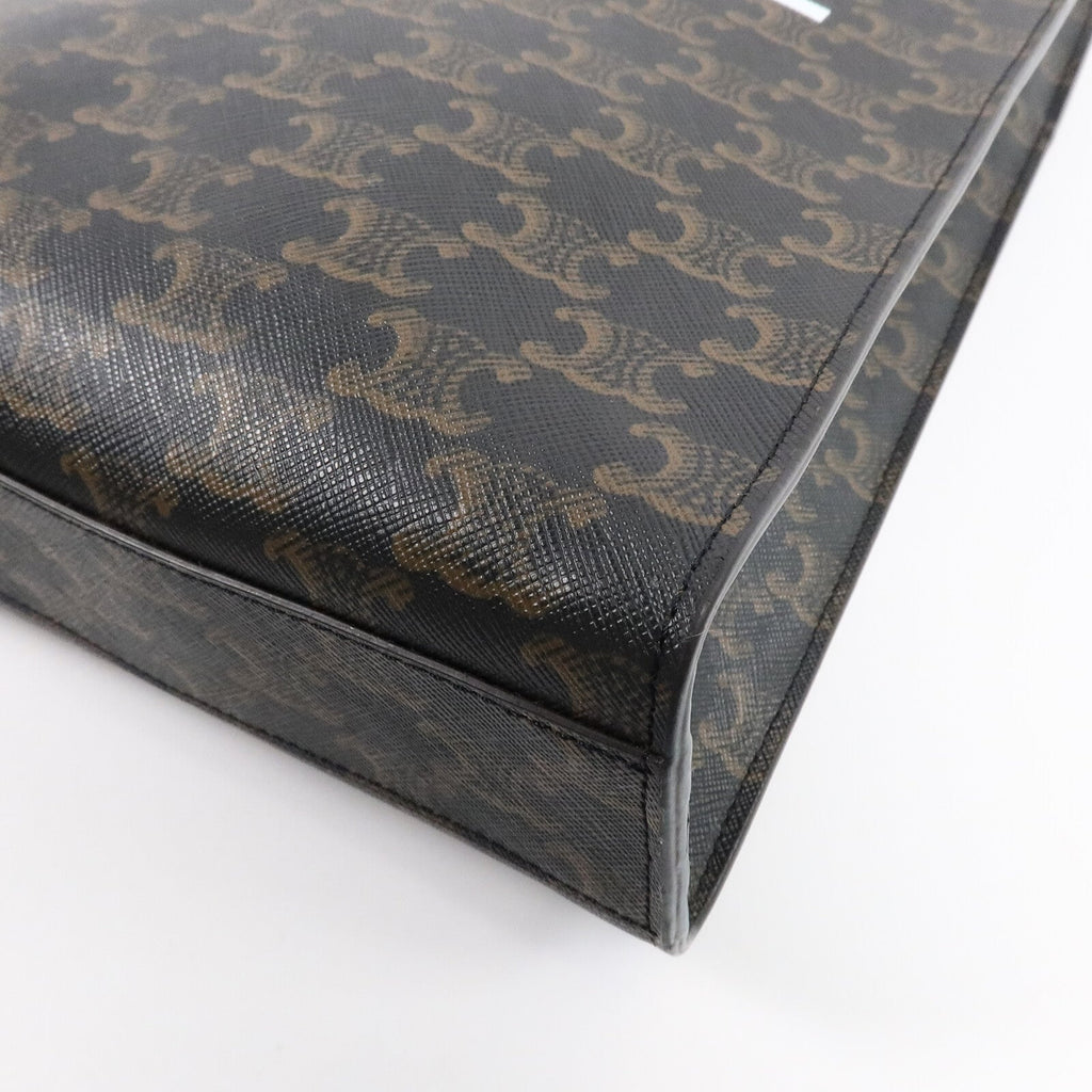 Celine Triomphe Cabas · Coated Canvas Tote
