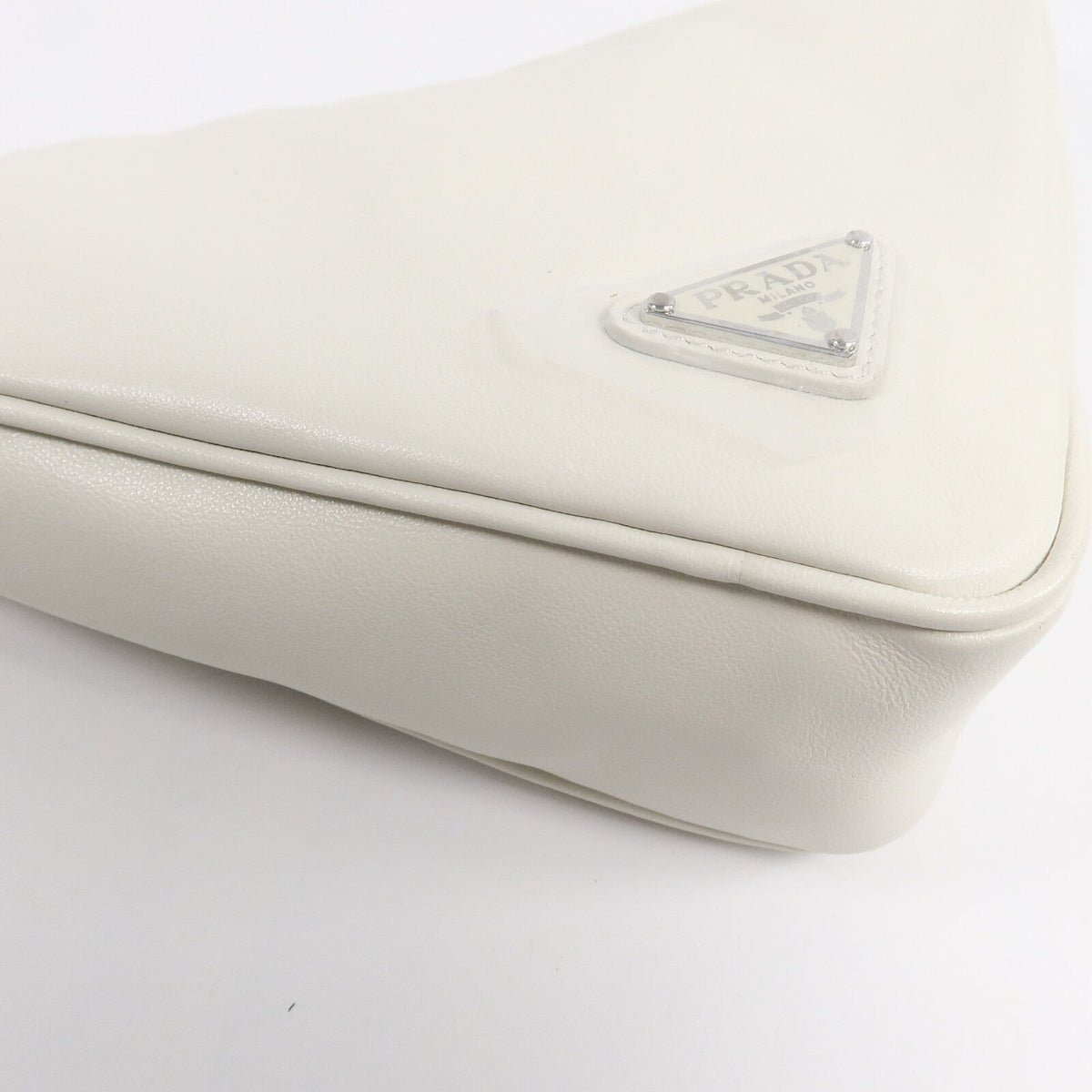 Prada Triangle Logo · Calfskin