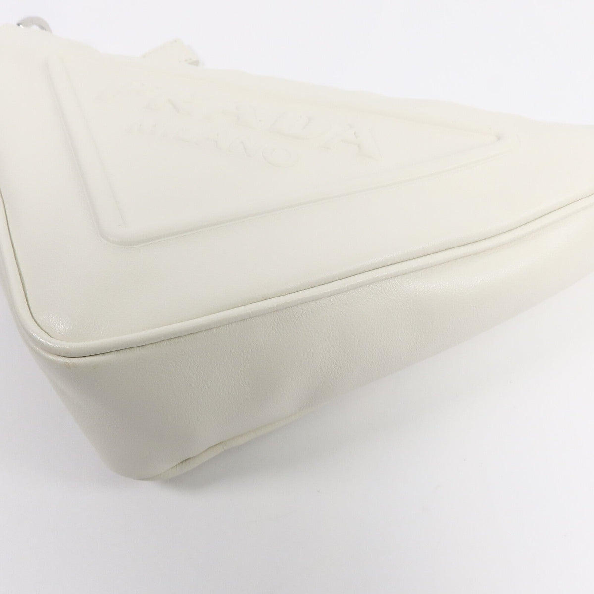 Prada Triangle Logo · Calfskin