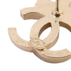 CHANEL CC Earrings · Strass · Gold
