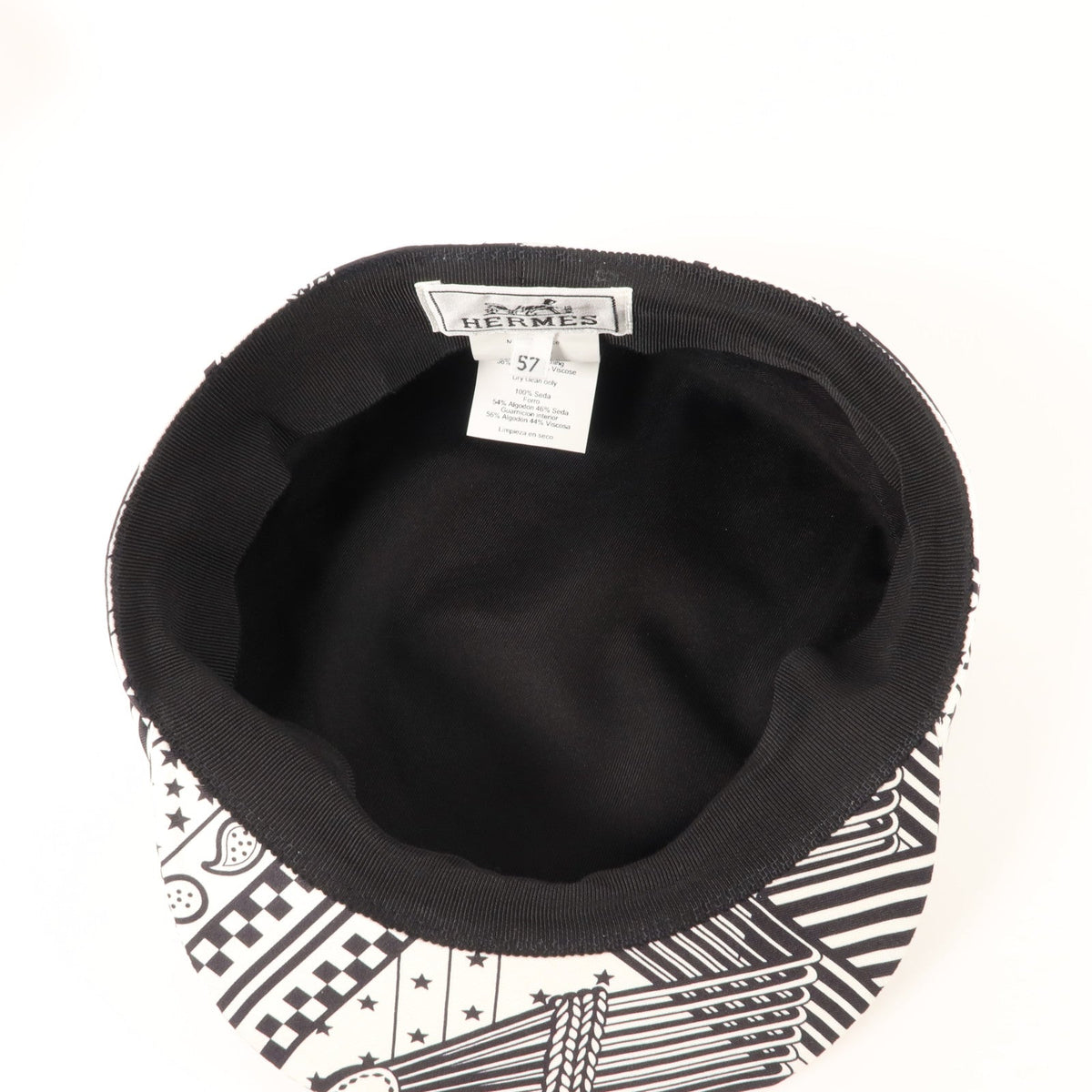 Hermès Iris Zigzag Deauville · Silk Cotton