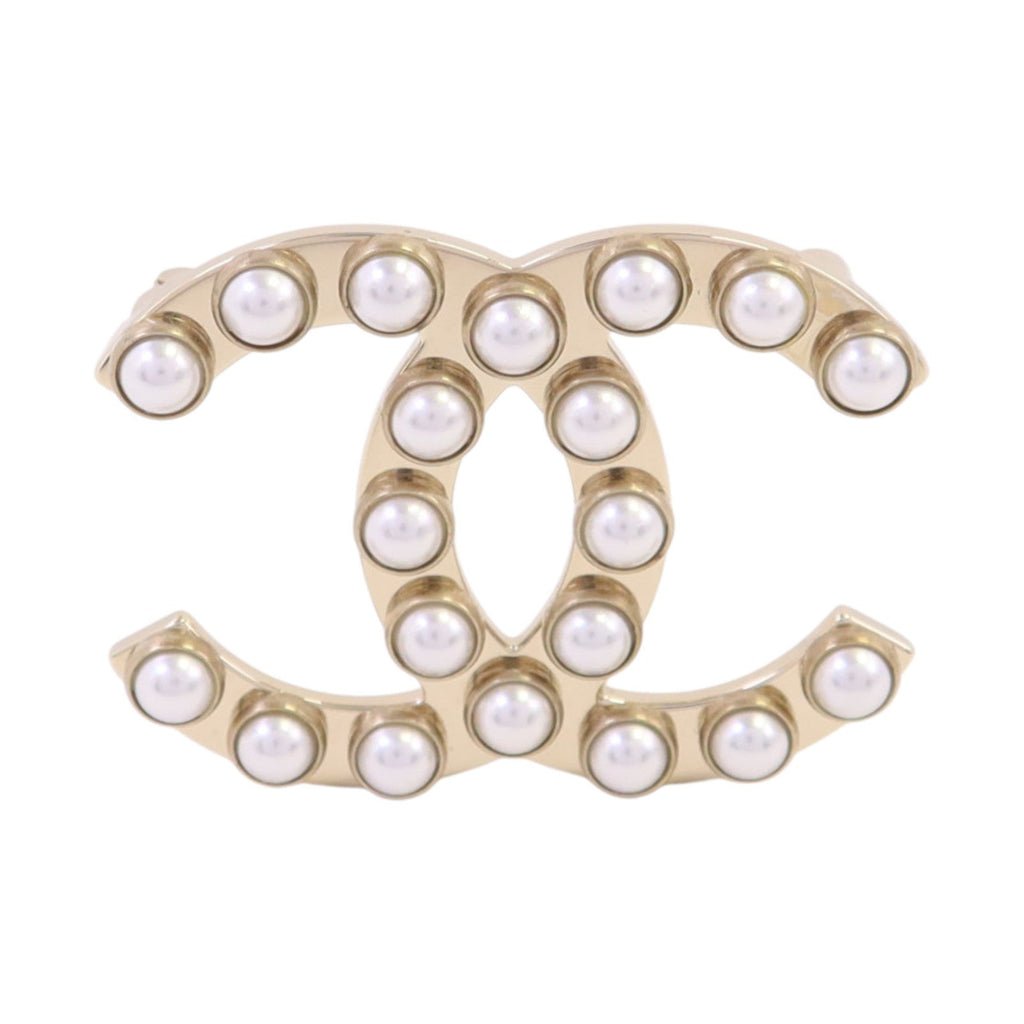 Chanel CC Brooch · Metal & PVC