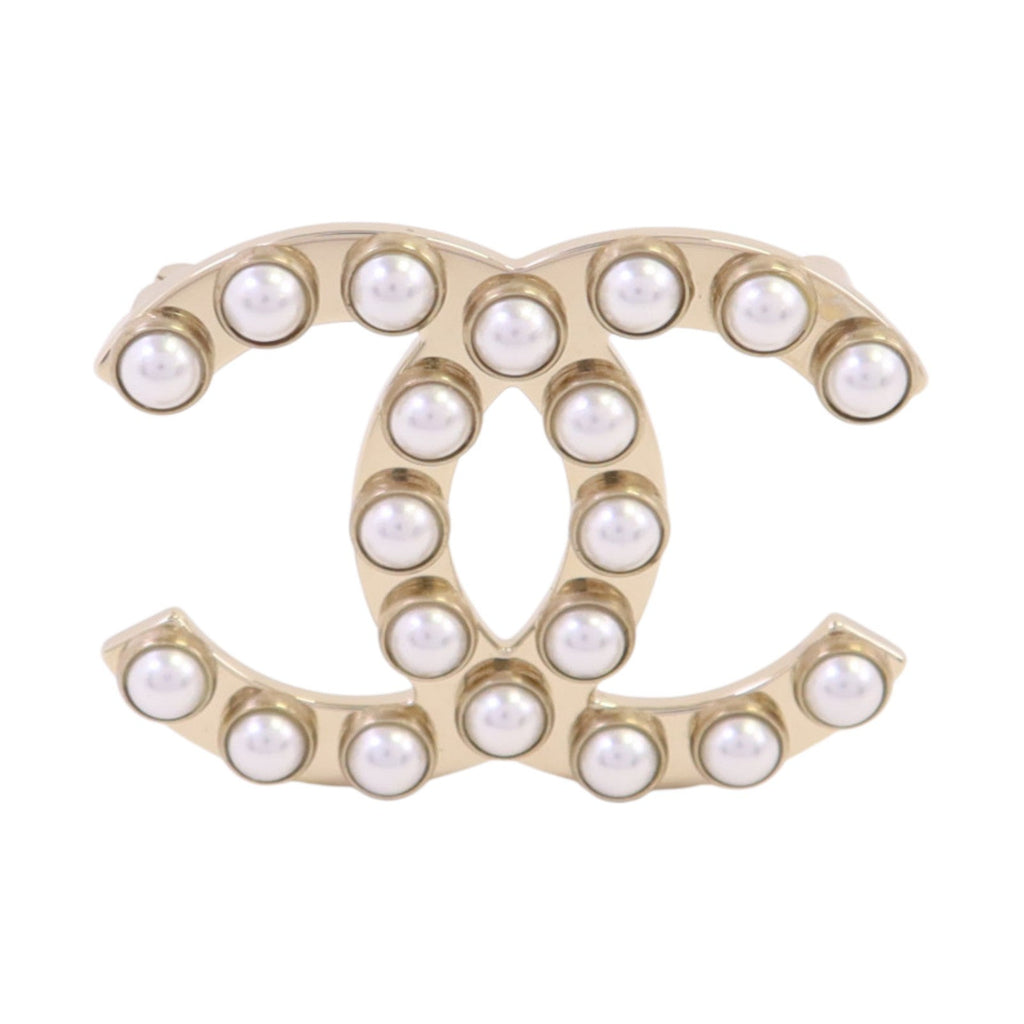 Chanel CC Brooch · Metal & PVC