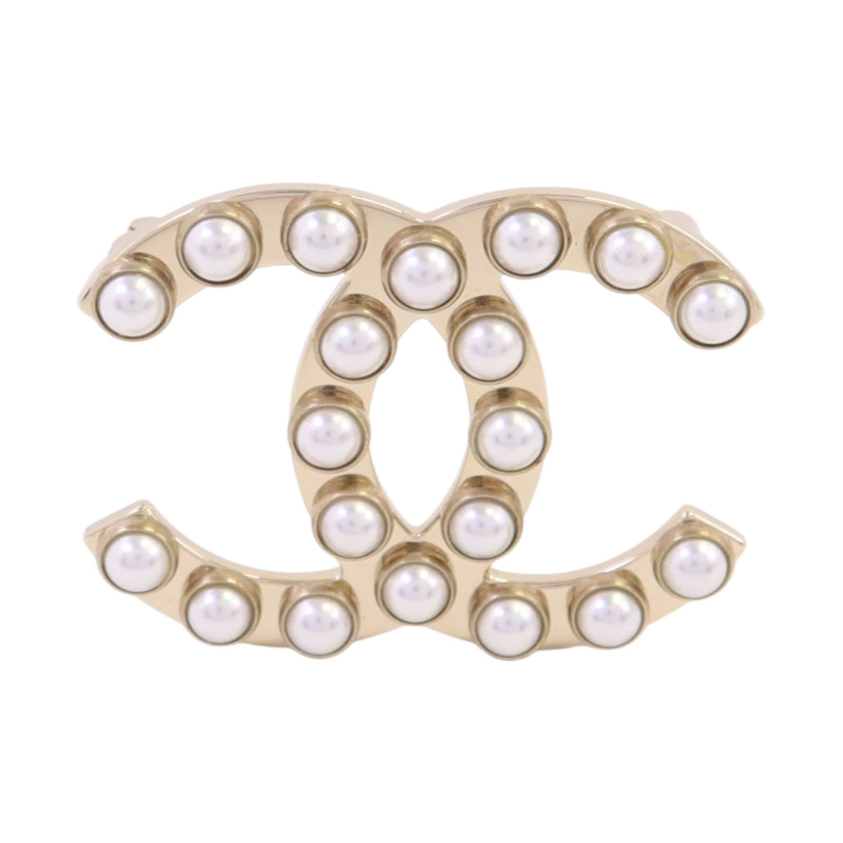 Chanel CC Brooch · Metal & PVC