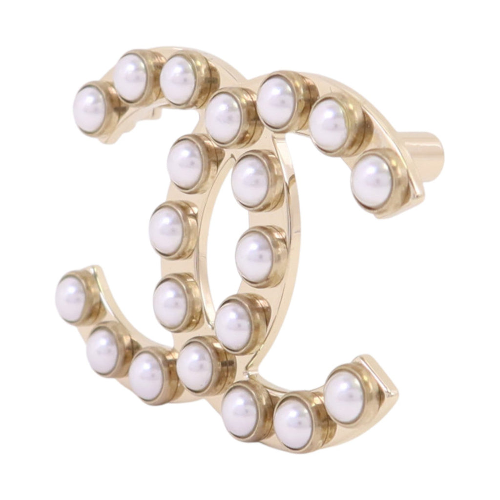 Chanel CC Brooch · Metal & PVC