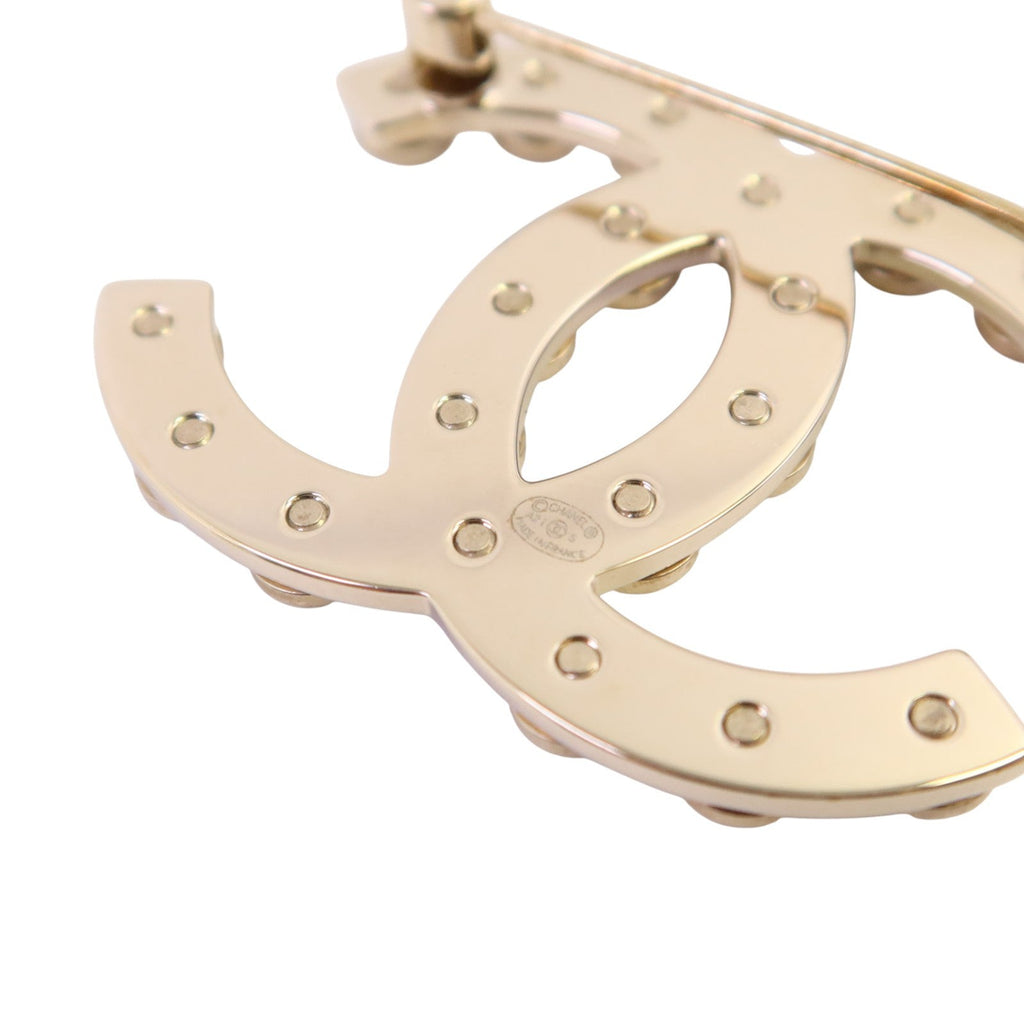 Chanel CC Brooch · Metal & PVC