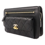 Chanel CC · Lambskin Pouch