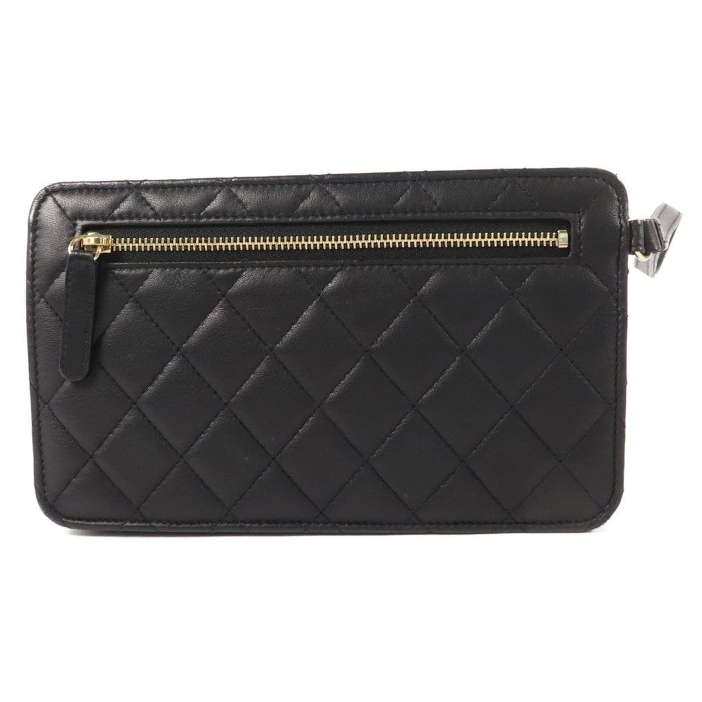 Chanel CC · Lambskin Pouch