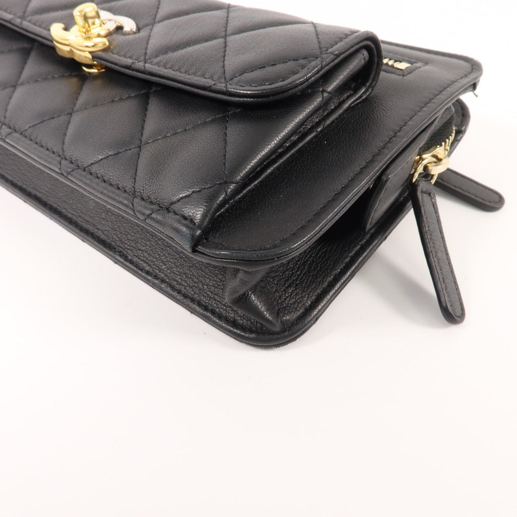 Chanel CC · Lambskin Pouch