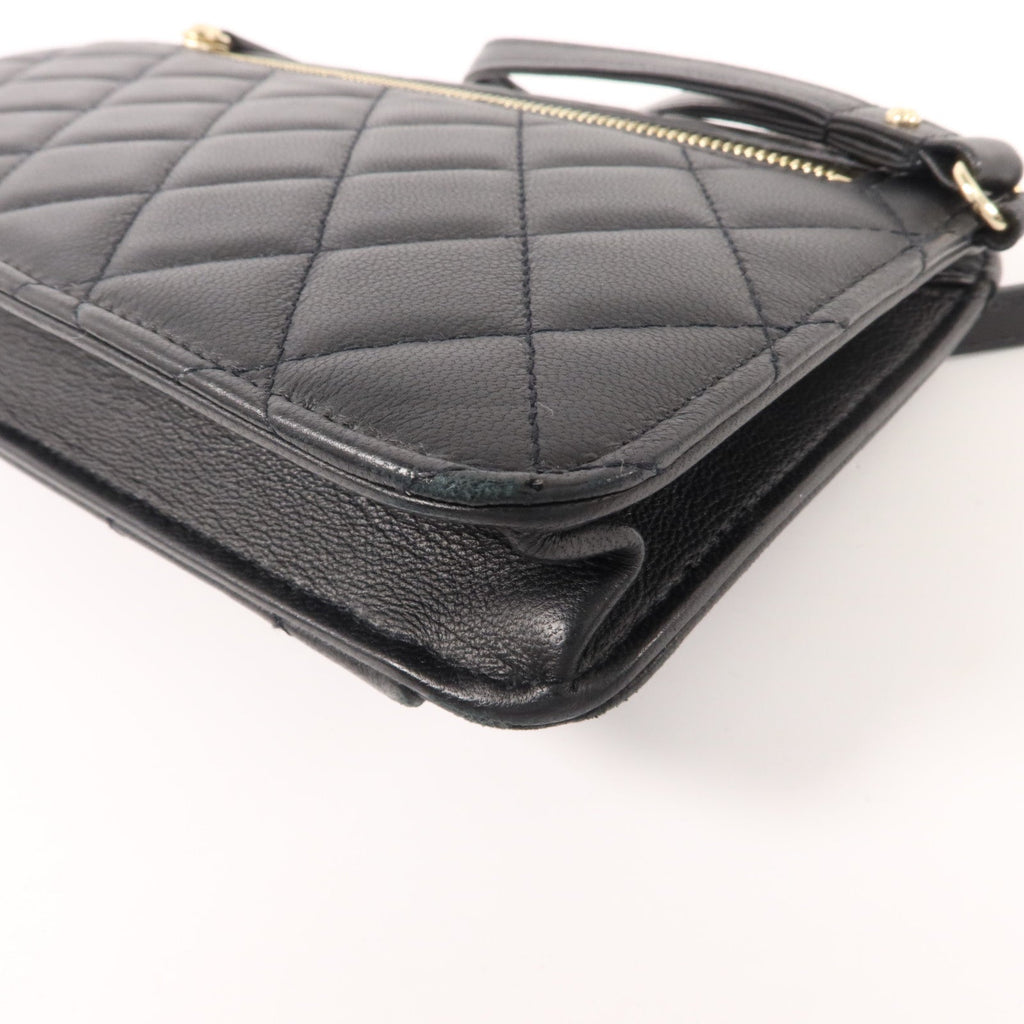 Chanel CC · Lambskin Pouch