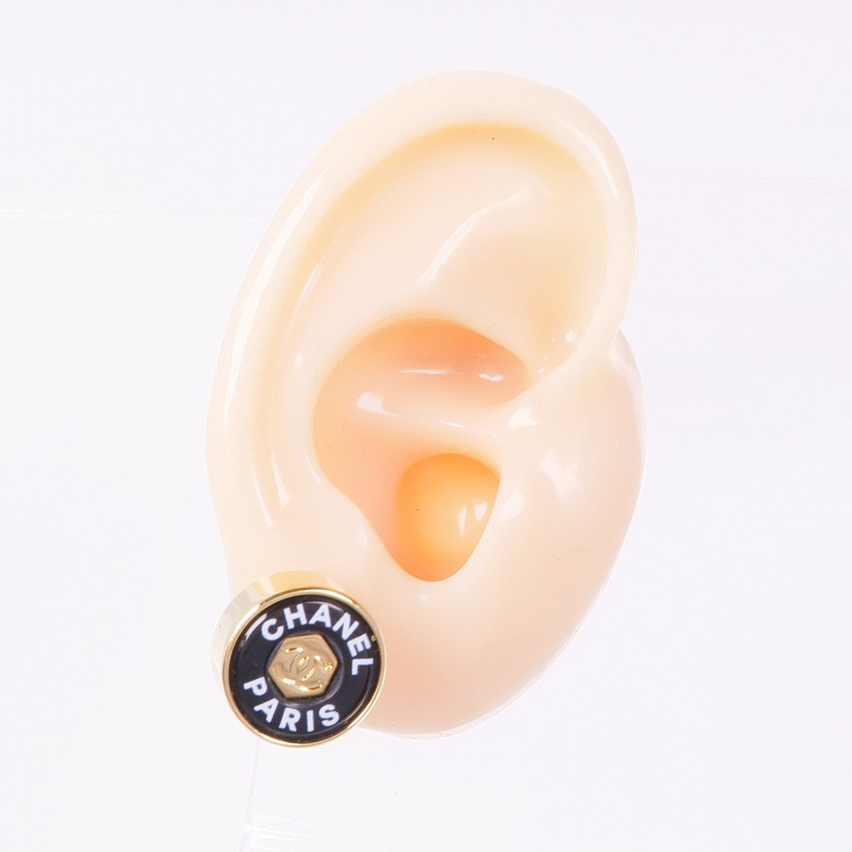 Chanel CC · Enamel Earrings