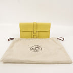 Hermès Jige Duo · Veau Swift · Jaune Naples