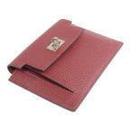 Hermès Kelly Pocket Compact · Chèvre · Rouge H