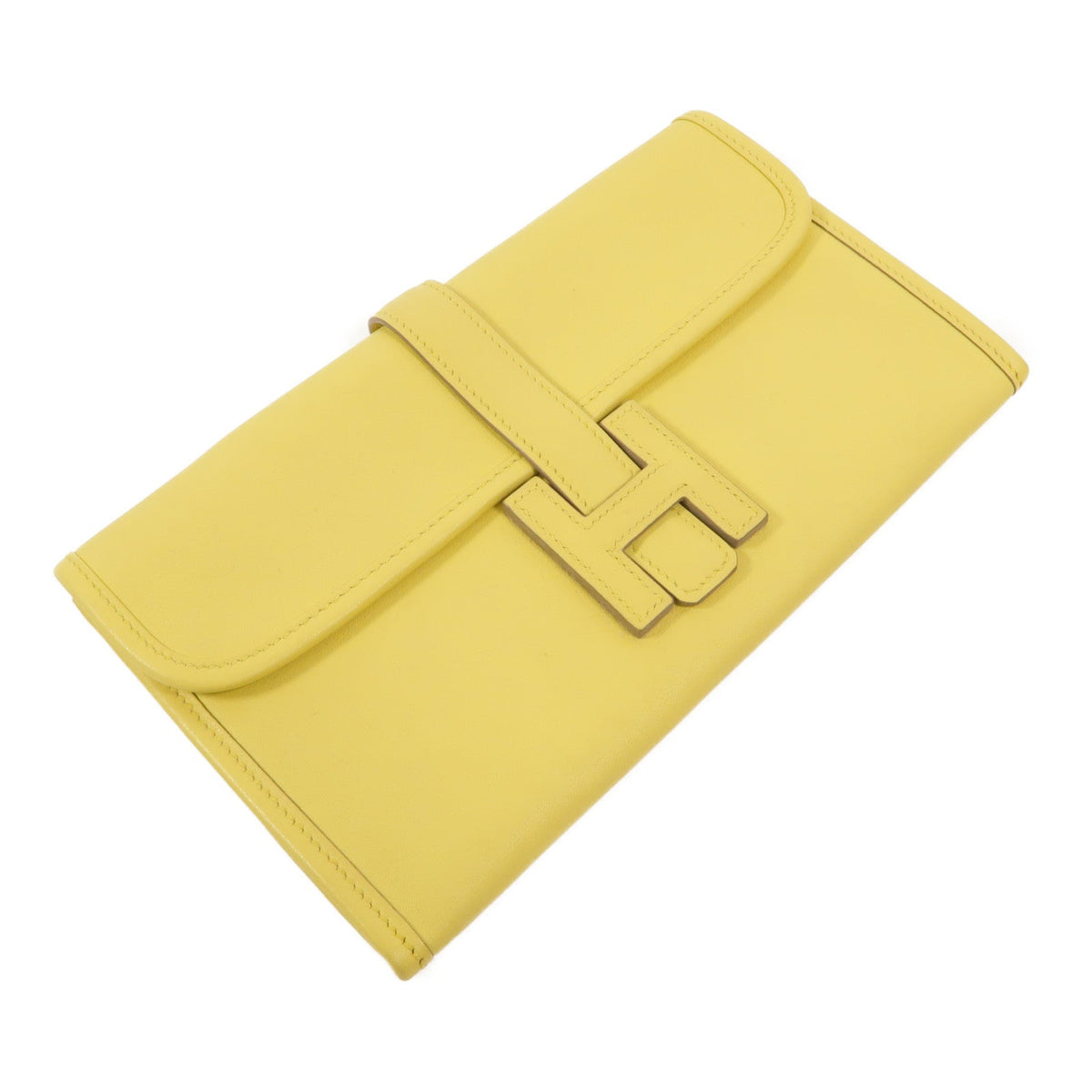 Hermès Jige Duo · Veau Swift · Jaune Naples