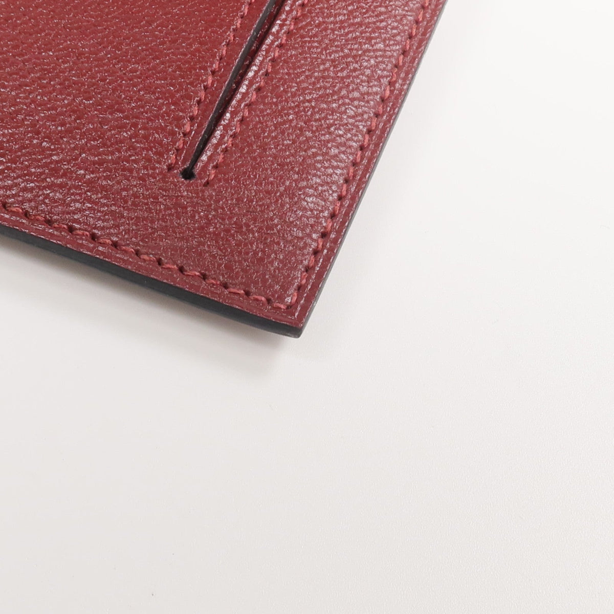 Hermès Kelly Pocket Compact · Chèvre · Rouge H