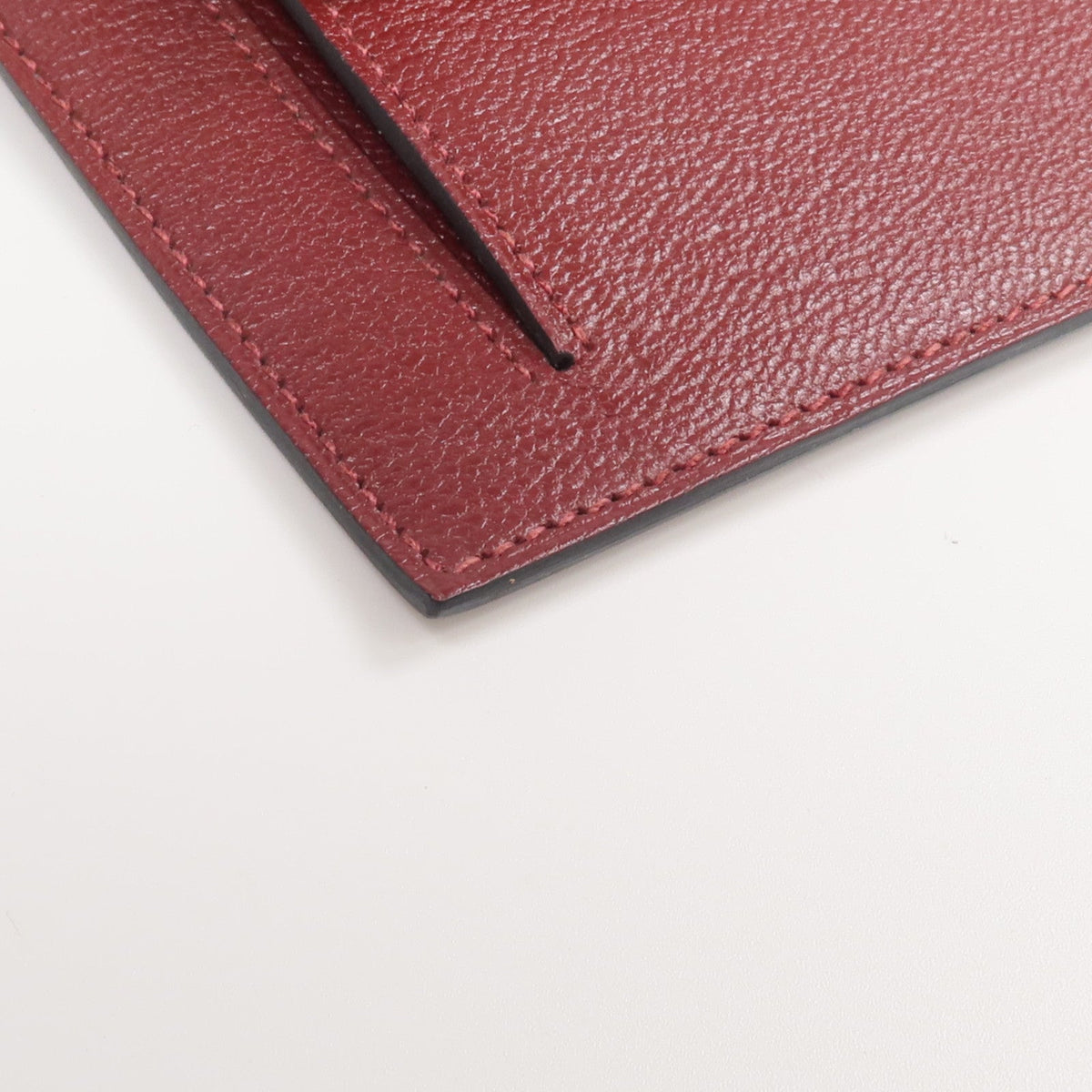 Hermès Kelly Pocket Compact · Chèvre · Rouge H