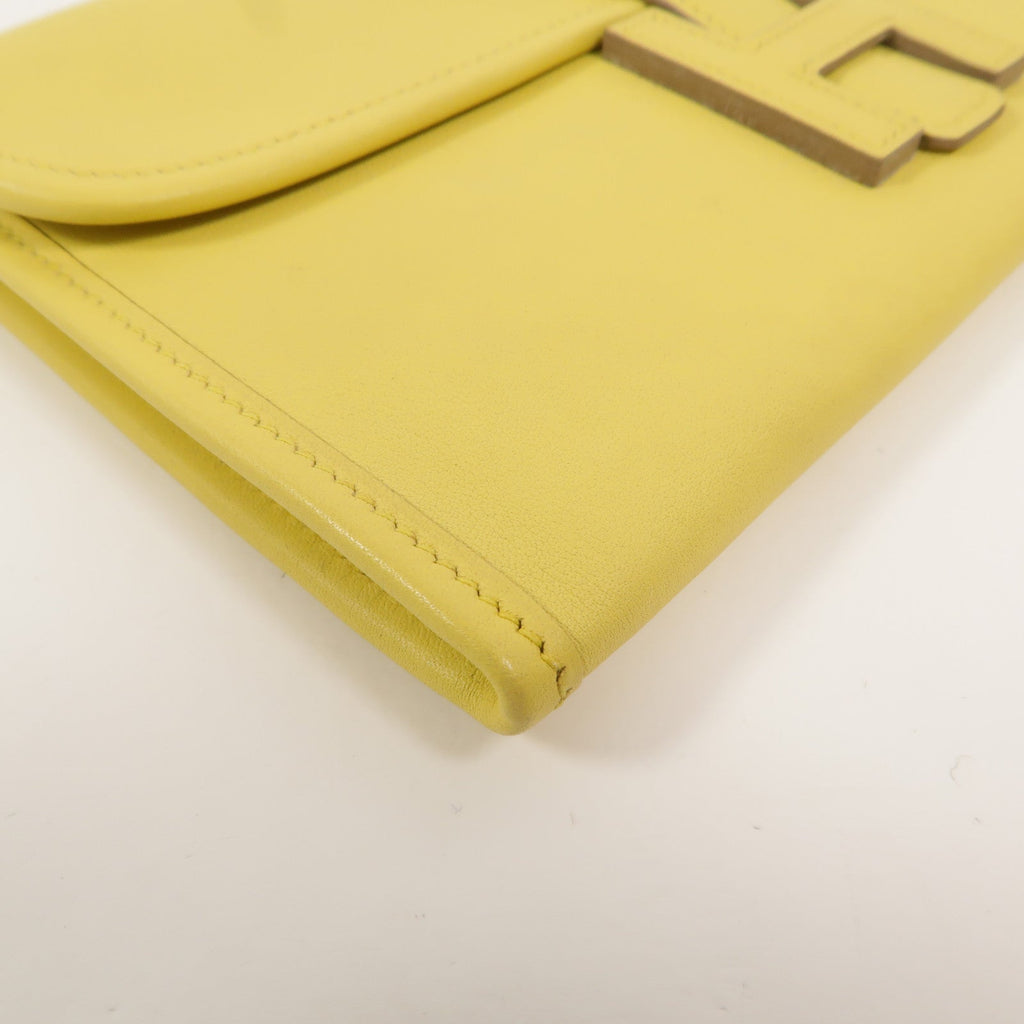 Hermès Jige Duo · Veau Swift · Jaune Naples
