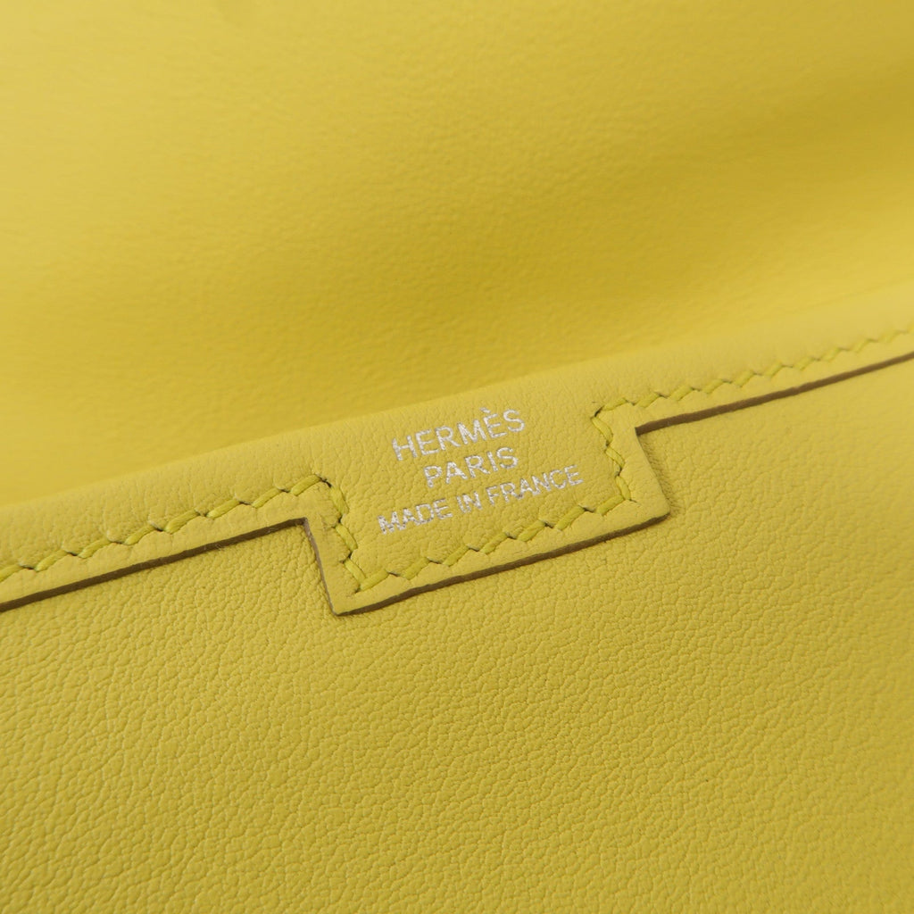 Hermès Jige Duo · Veau Swift · Jaune Naples