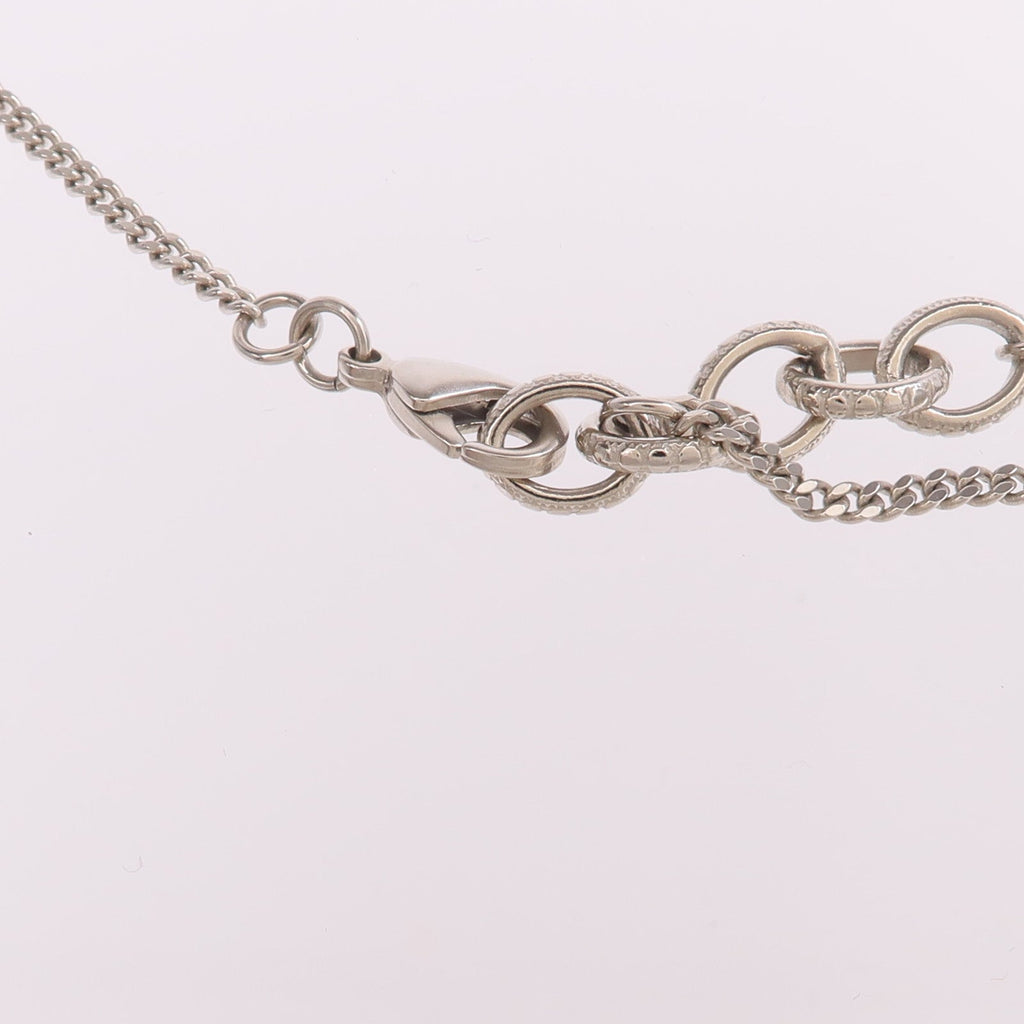 Chanel CC Necklace · Silver