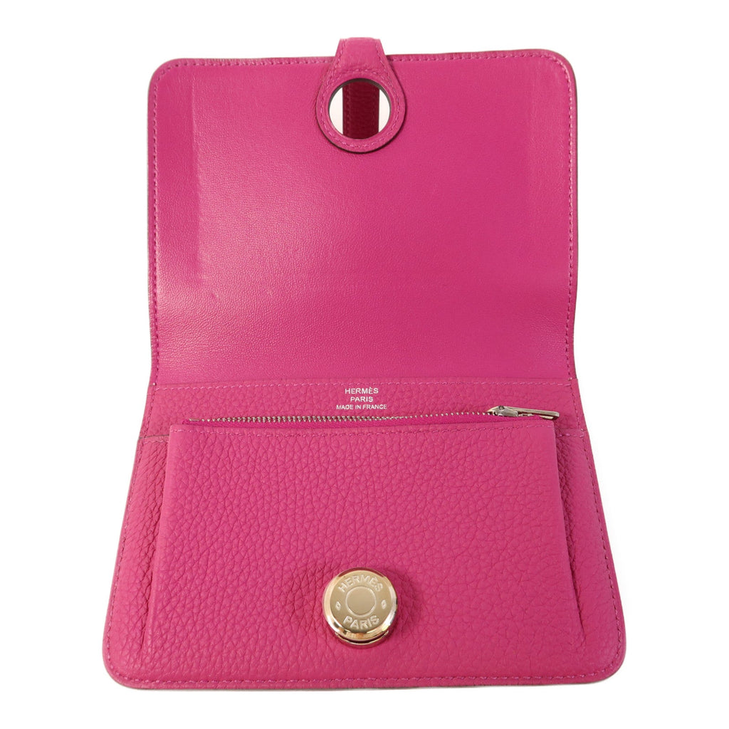 Hermès Dogon Compact Wallet · Evercolor