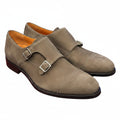 Andrea Ventura Monte Carlo Suede Monk Strap Dress Shoes